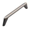 Afbeeldingen van Siro Meubelgreep metaal - boorafstand 160mm/L 174mm/H 31mm/B 13mm zwart chroom glanzend 