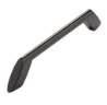 Afbeeldingen van Siro Meubelgreep metaal - boorafstand 160mm/L 192mm/H 33mm/B 12mm zwart chroom glanzend 