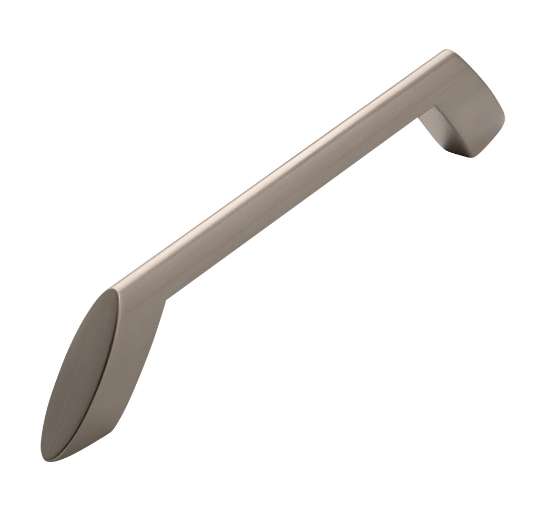 Afbeeldingen van Siro Meubelgreep metaal - boorafstand 160mm/L 192mm/H 33mm/B 12mm RVS effect 