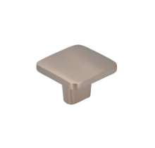 Afbeeldingen van Siro Meubelknop metaal - L 33mm/H 22mm/B 33mm RVS effect 