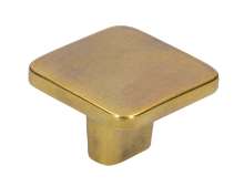Afbeeldingen van Siro Meubelknop metaal - L 33mm/H 22mm/B 33mm vintage goud 