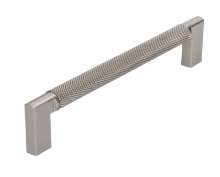 Afbeeldingen van Siro Meubelgreep metaal - boorafstand 128mm/L 142mm/H 32mm/B 12mm mat RVS effect 