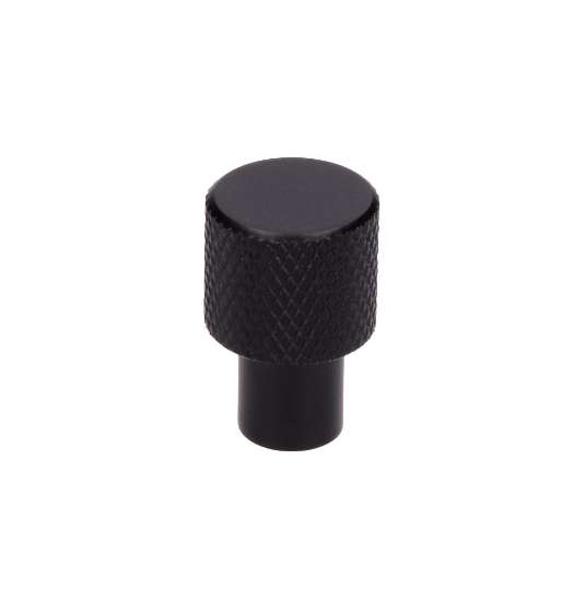 Afbeeldingen van Siro Meubelknop metaal - L 16mm/H 25mm/B 16mm mat zwart 