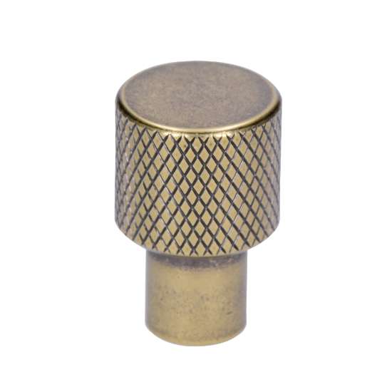Afbeeldingen van Siro Meubelknop metaal - L 16mm/H 25mm/B 16mm vintage goud 