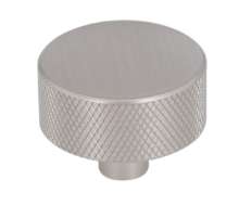 Afbeeldingen van Siro Meubelknop metaal - L 33mm/H 25mm/B 33mm mat RVS effect 