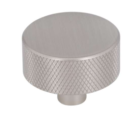 Afbeeldingen van Siro Meubelknop metaal - L 33mm/H 25mm/B 33mm mat RVS effect 