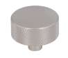 Afbeeldingen van Siro Meubelknop metaal - L 33mm/H 25mm/B 33mm mat RVS effect 