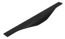 Afbeeldingen van Siro Handgreep metaal - L 245mm/H 43mm/B 13mm mat zwart 