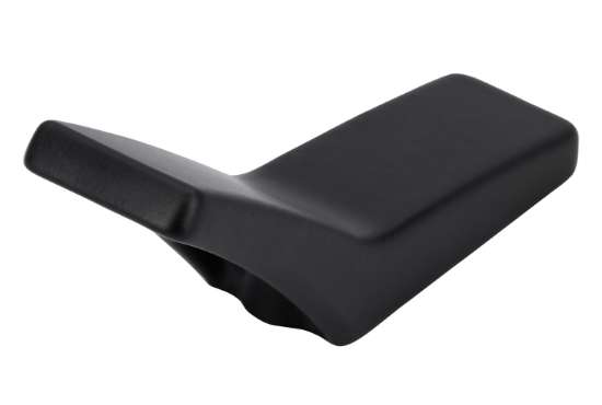 Afbeeldingen van Siro Meubelknop metaal - L 55mm/H 25mm/B 16mm mat zwart 