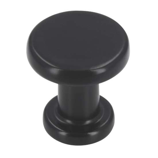 Afbeeldingen van Siro Meubelknop metaal - L 20mm/H 21mm/B 20mm mat zwart 