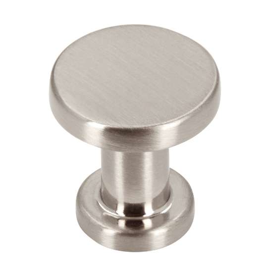 Afbeeldingen van Siro Meubelknop metaal - L 20mm/H 21mm/B 20mm RVS effect 