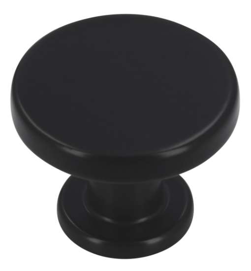Afbeeldingen van Siro Meubelknop metaal - L 30mm/H 23mm/B 30mm mat zwart 