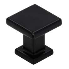 Afbeeldingen van Siro Meubelknop metaal - L 20mm/H 21mm/B 20mm mat zwart 