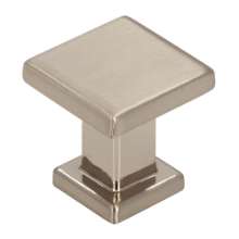 Afbeeldingen van Siro Meubelknop metaal - L 20mm/H 21mm/B 20mm RVS effect 