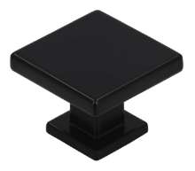 Afbeeldingen van Siro Meubelknop metaal - L 30mm/H 23mm/B 30mm mat zwart 