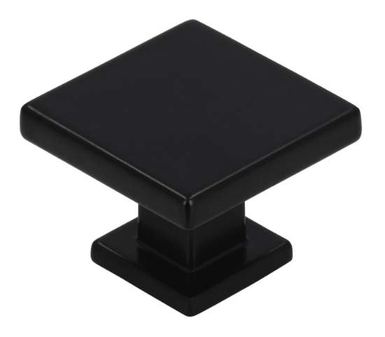Afbeeldingen van Siro Meubelknop metaal - L 30mm/H 23mm/B 30mm mat zwart 