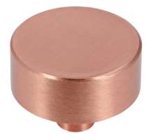 Afbeeldingen van Siro Meubelknop metaal - L 33mm/H 25mm/B 33mm koper mat 