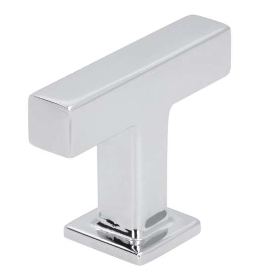 Afbeeldingen van Siro Meubelknop metaal - L 46mm/H 34mm/B 18mm chroom glanzend 