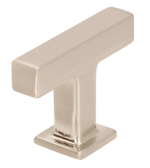 Afbeeldingen van Siro Meubelknop metaal - L 46mm/H 34mm/B 18mm RVS effect 