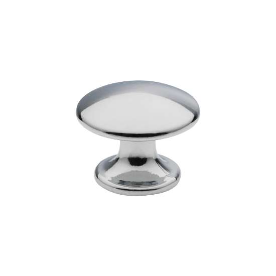 Afbeeldingen van Siro Meubelknop metaal - L 25mm/H 20mm/B 25mm chroom glanzend 