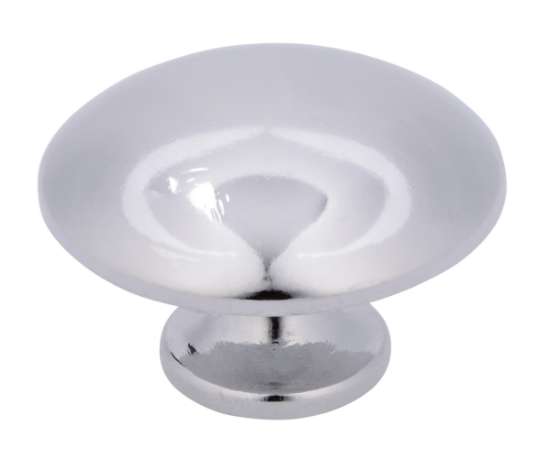 Afbeeldingen van Siro Meubelknop metaal - L 34mm/H 23mm/B 34mm chroom glanzend 