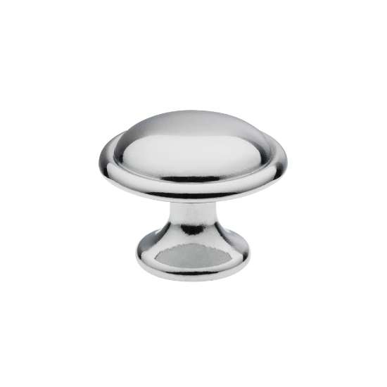 Afbeeldingen van Siro Meubelknop metaal - L 28mm/H 22mm/B 28mm chroom glanzend 