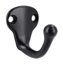 Afbeeldingen van Siro Kapstokhaak metaal - boorafstand 20mm/L 37mm/H 40mm/B 30mm mat zwart 