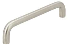 Afbeeldingen van Siro Meubelgreep metaal - boorafstand 128mm/L 138mm/H 29mm/B 10mm RVS effect 