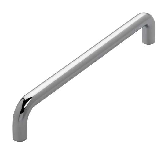 Afbeeldingen van Siro Meubelgreep metaal - boorafstand 160mm/L 170mm/H 29mm/B 10mm chroom glanzend 