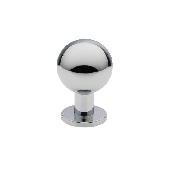 Afbeeldingen van Siro Meubelknop metaal - L 18mm/H 27mm/B 18mm chroom glanzend 