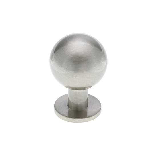Afbeeldingen van Siro Meubelknop metaal - L 18mm/H 27mm/B 18mm RVS effect 