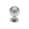 Afbeeldingen van Siro Meubelknop metaal - L 18mm/H 27mm/B 18mm RVS effect 