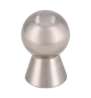 Afbeeldingen van Siro Meubelknop metaal - L 17mm/H 26mm/B 17mm RVS effect 