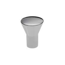 Afbeeldingen van Siro Meubelknop metaal - L 16mm/H 20mm/B 16mm chroom glanzend 