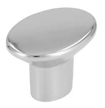 Afbeeldingen van Siro Meubelknop metaal - L 38mm/H 26mm/B 27mm chroom glanzend 