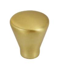 Afbeeldingen van Siro Meubelknop metaal - L 24mm/H 27mm/B 24mm goud geborsteld 