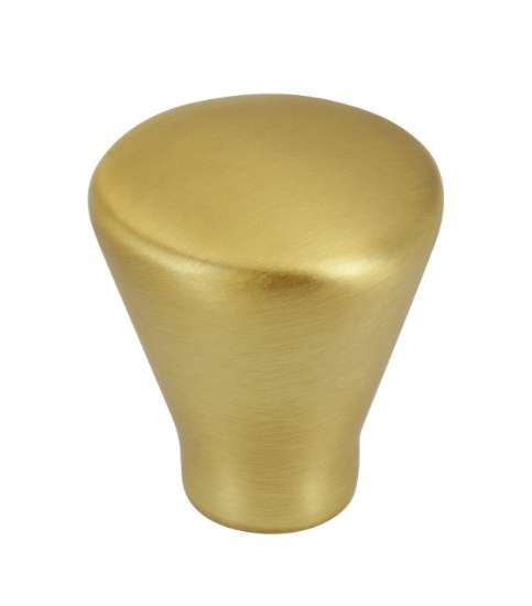 Afbeeldingen van Siro Meubelknop metaal - L 24mm/H 27mm/B 24mm goud geborsteld 