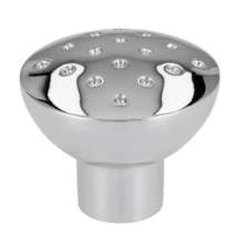 Afbeeldingen van Siro Meubelknop metaal - L 28mm/H 24mm/B 28mm chroom glanzend 