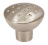 Afbeeldingen van Siro Meubelknop metaal - L 28mm/H 24mm/B 28mm RVS effect 