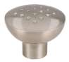 Afbeeldingen van Siro Meubelknop metaal - L 33mm/H 27mm/B 33mm RVS effect 