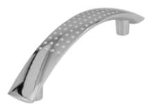 Afbeeldingen van Siro Meubelgreep metaal - boorafstand 96mm/L 125mm/H 28mm/B 17mm chroom glanzend 