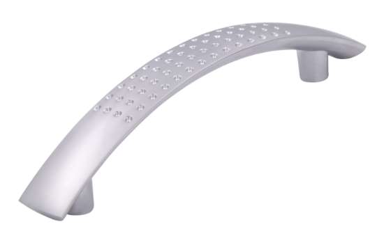 Afbeeldingen van Siro Meubelgreep metaal - boorafstand 96mm/L 125mm/H 28mm/B 17mm chroom mat 