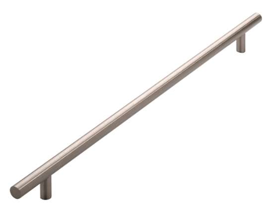 Afbeeldingen van Siro Meubelgreep metaal - boorafstand 336mm/L 416mm/H 32mm/B 12mm RVS effect 