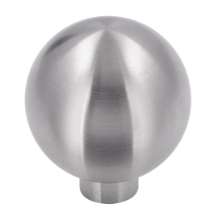 Afbeeldingen van Siro Meubelknop metaal - L 28mm/H 33mm/B 28mm RVS 