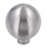 Afbeeldingen van Siro Meubelknop metaal - L 28mm/H 33mm/B 28mm RVS 