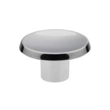 Afbeeldingen van Siro Meubelknop metaal - L 36mm/H 20mm/B 36mm chroom glanzend 