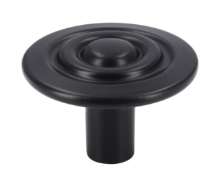 Afbeeldingen van Siro Meubelknop metaal - L 28mm/H 19mm/B 28mm mat zwart 