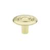 Afbeeldingen van Siro Meubelknop metaal - L 28mm/H 19mm/B 28mm messing glanzend 