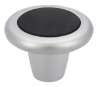 Afbeeldingen van Siro Meubelknop metaal - L 34mm/H 24mm/B 34mm chroom mat/zwart 