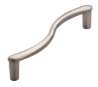 Afbeeldingen van Siro Meubelgreep metaal - boorafstand 128mm/L 141mm/H 26mm/B 25mm RVS effect 